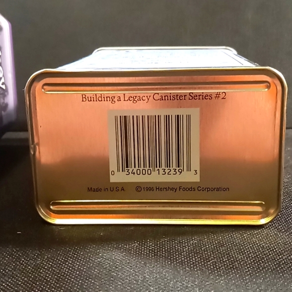 Vintage 1996 Hershey's "Building a Legacy Cannister Series" (Cannisters #2 & #3) - Picture 12 of 16